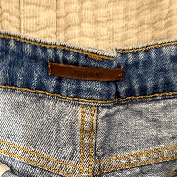 Joe's Jeans Light Blue Distressed Jean Shorts - Picture 2 of 4